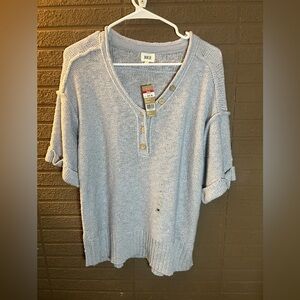 BKE Heather Gray Knit Pullover
